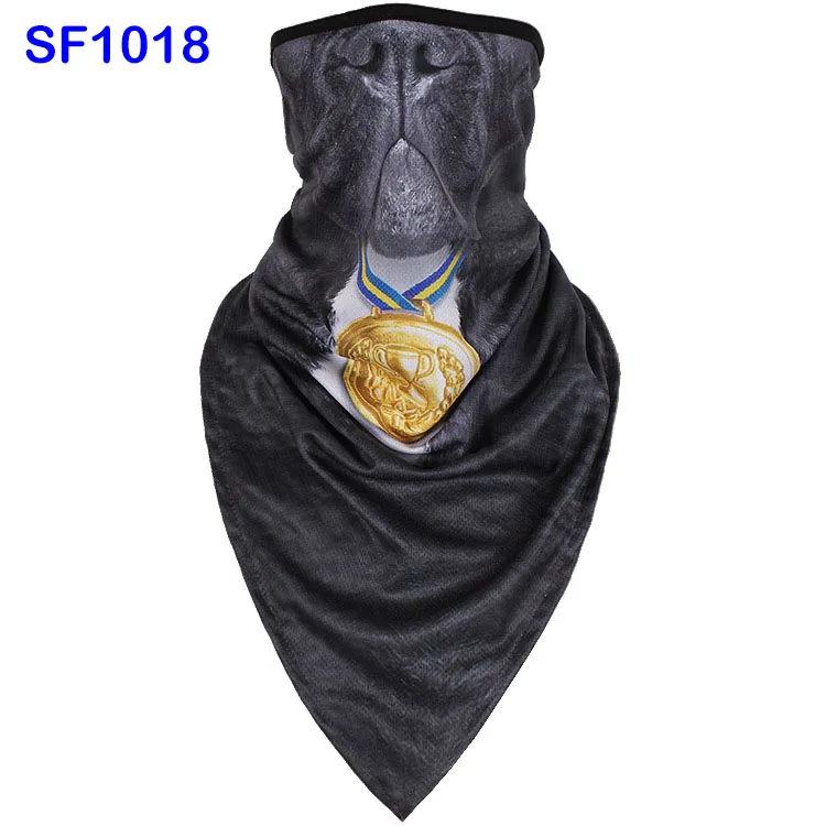 SF1018 WildSurfer плюс треугольный Походные шарфы для верховой езды дышащая Полотенца Велоспорт животных половина уход за кожей лица маска Рыбалка Бандана Ciclismo FJ36 - Цвет: SF1018