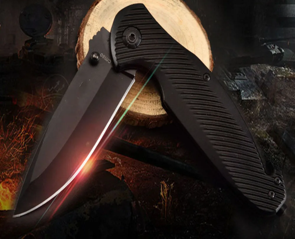 AZRAEL OD138 Черный Складной нож Тактический охотничий для выживания EDC карманные ножи