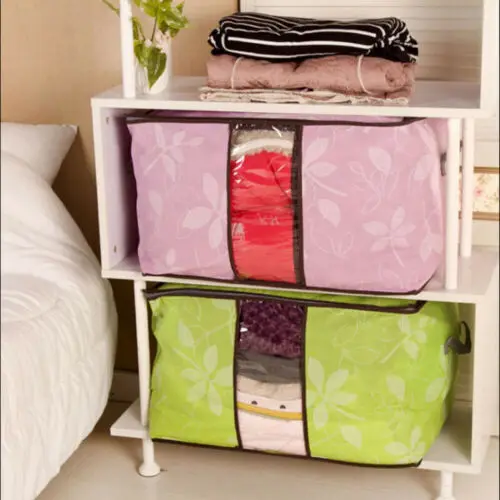 Under Bed Storage Bag Container Clothes Organizer Foldable 1 Piece Set | Дом и сад