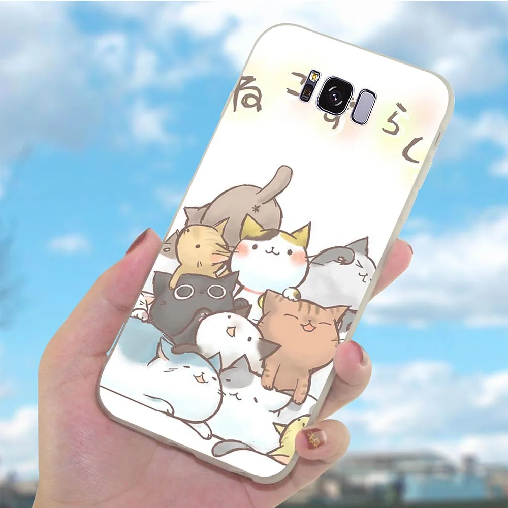 Мягкие чехлы из ТПУ чехол для Samsung Galaxy S6 M10 M20 M30 S7 Edge S8 S9 S10 Plus S10e Note 8 9 с
