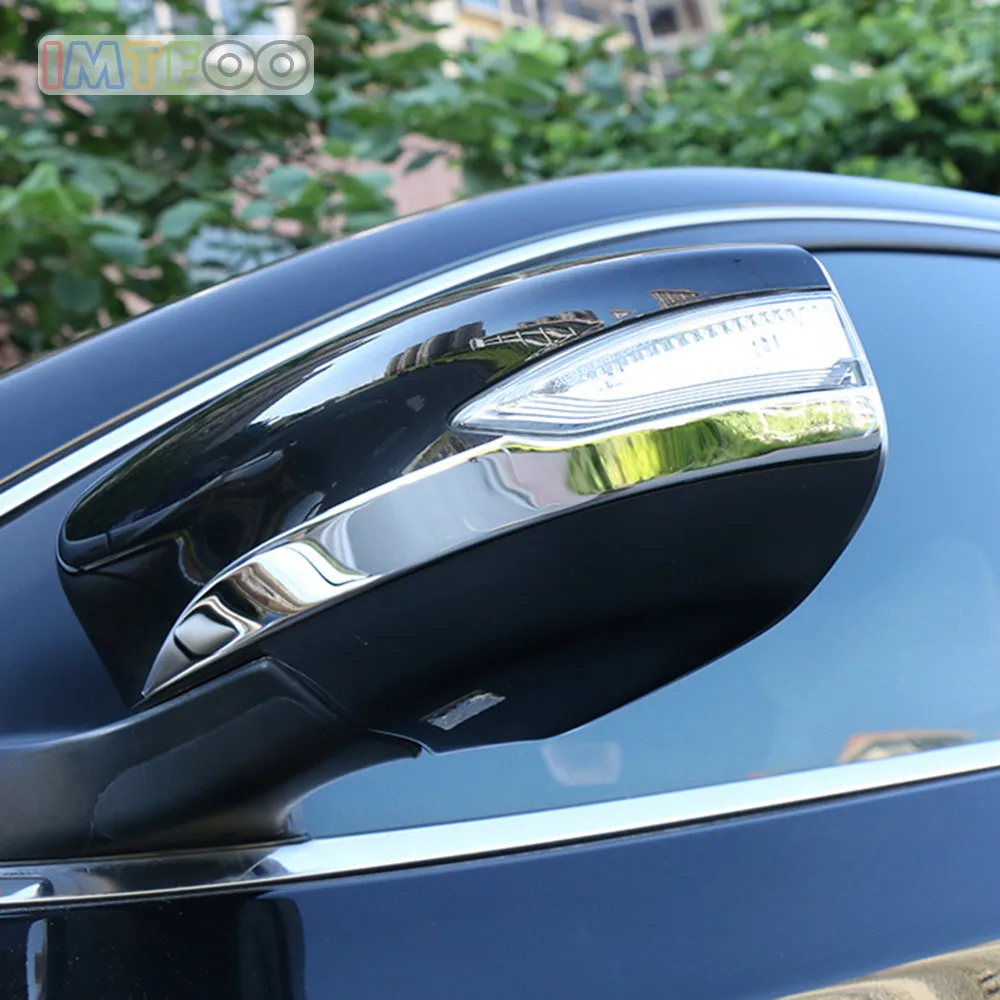 Крышка зеркала заднего вида из нержавеющей стали для NISSAN SYLPHY PULSAR SENTRA B17 2016 2017
