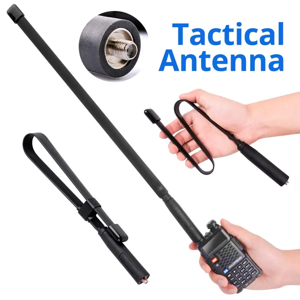 

Складная тактическая антенна для рации Baofeng SMA-F, UV-5R, UV-82
