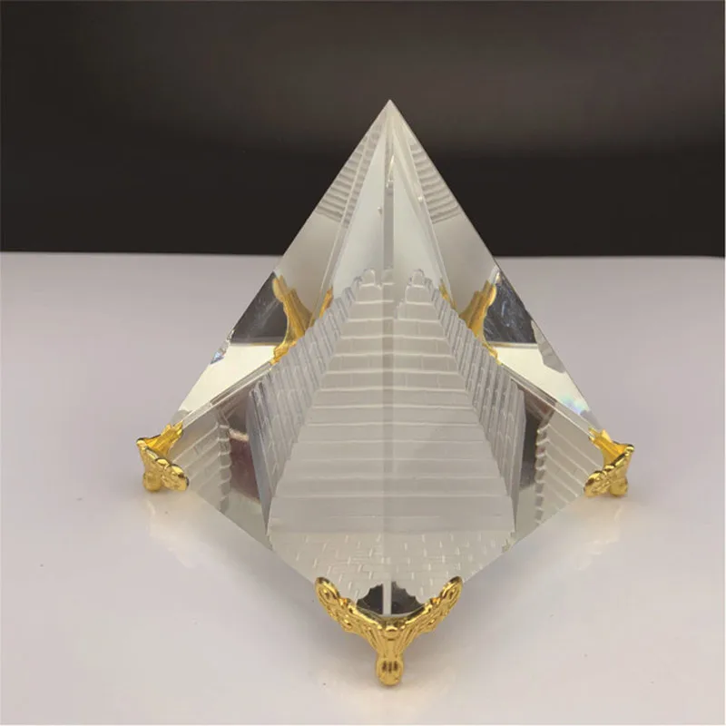 

Ancient Egyptian Feng Shui Ornaments 8cm Pyramid Energy Generator Magnetic Field Transport Home Decor Living Room Decoration