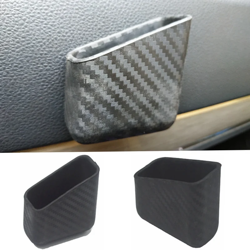 1 шт. Универсальный Автомобильный ящик для хранения кармашков из углеродного