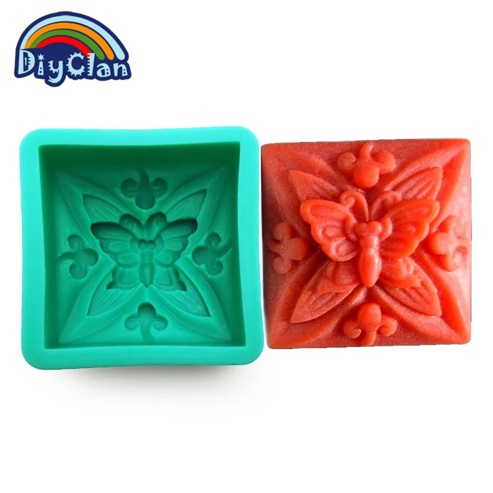 Силиконовая форма для мыла ручной работы с бабочками украшения торта 3D