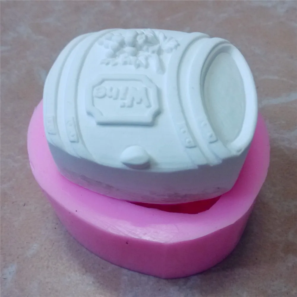 Большая форма для винных бочек 3D силиконовая мыла DIY формы ручной работы|mold for|mold