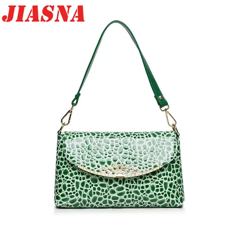 JIASNA Новый Женский Европейский и Американский Стиль Канала Дамские Сумки Мягкий PU