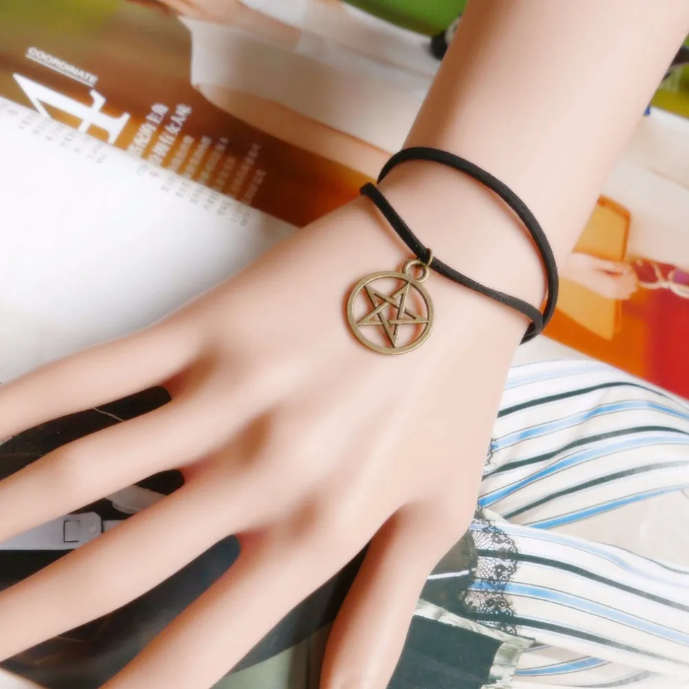 Новые модные женские браслет Роскошные плетение Макраме Браслеты Бесплатная