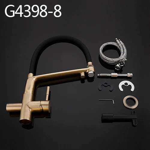 GA4398-8 GAPPO, кухонный кран, хромированный, для кухни, для раковины, смеситель, torneira, латунный, для кухни, водопроводный кран, с фильтрованной водой, краны - Цвет: GA4398-8