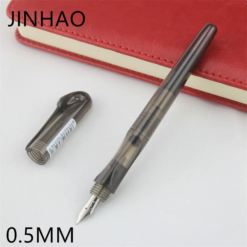 Перьевая ручка Jinhao с чернильными картриджами, набор стандартных офисных и школьных канцелярских принадлежностей, оригинальная ручка - Цвет: W
