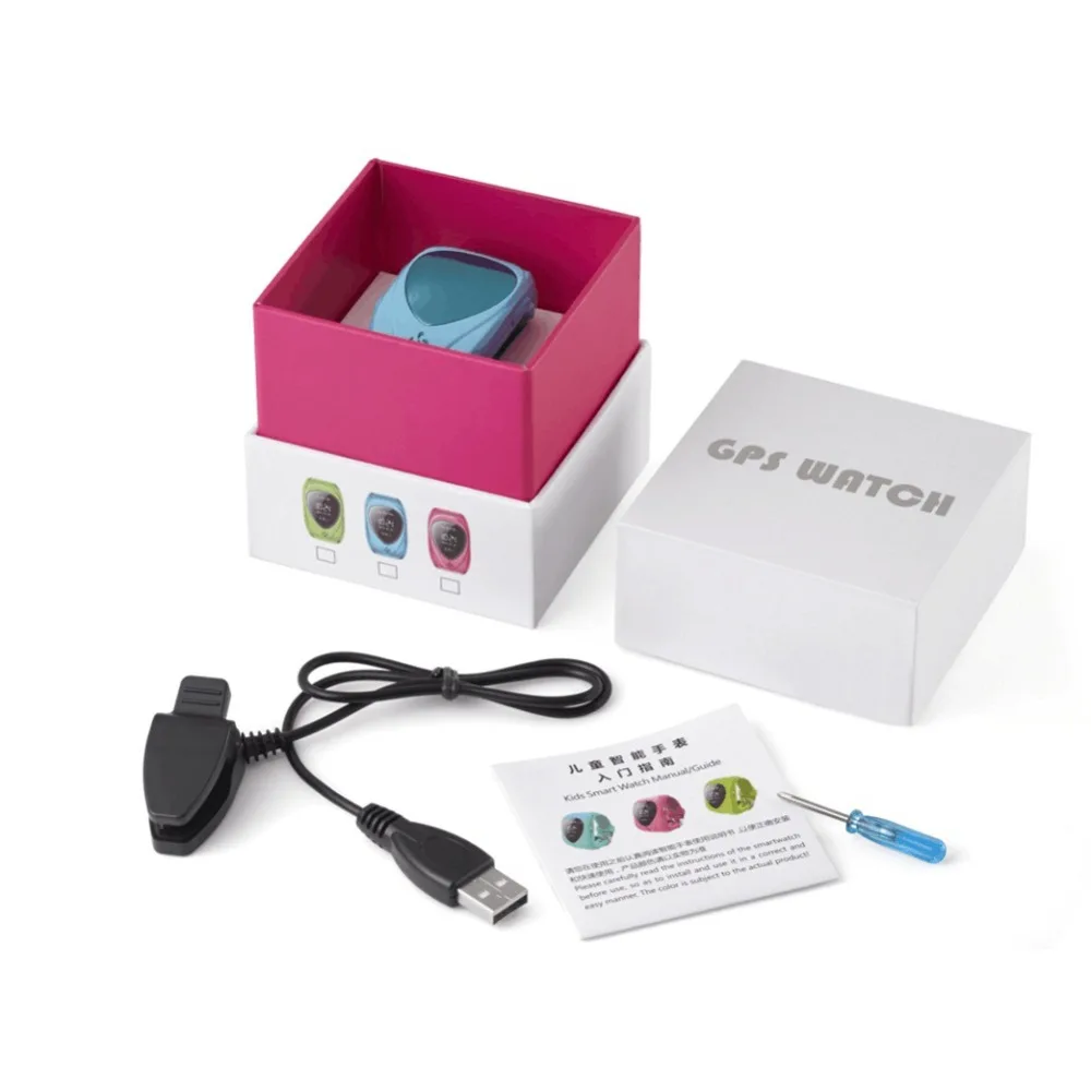 2016 Новые Часы GPS Трекеры Для Детей Смотреть Браслет Дистанционного Управления Sos