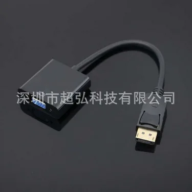 50 шт. порт дисплея Thunderbolt DP в VGA Женский конвертер кабель адаптер для ПК