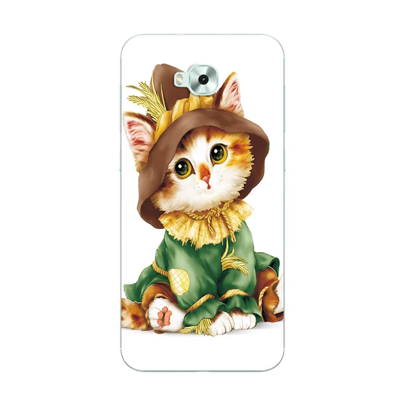 W37 Для ASUS Zenfone 4 Selfie ZD553KL 5," чехол для телефона с сердечком, защитный чехол на заднюю панель Для Zenfone 4 Selfie ZD 553KL, облегающий чехол - Цвет: W37
