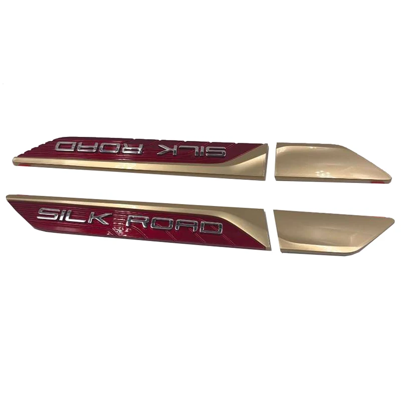 Red 1pair 1 пара красный 4 Движения форма лезвия оригинальная эмблема значок для автомобильного стайлинга арматура крыло и багажник стикер для Volkswagen Tiguan VW - Цвет: Red 1pair