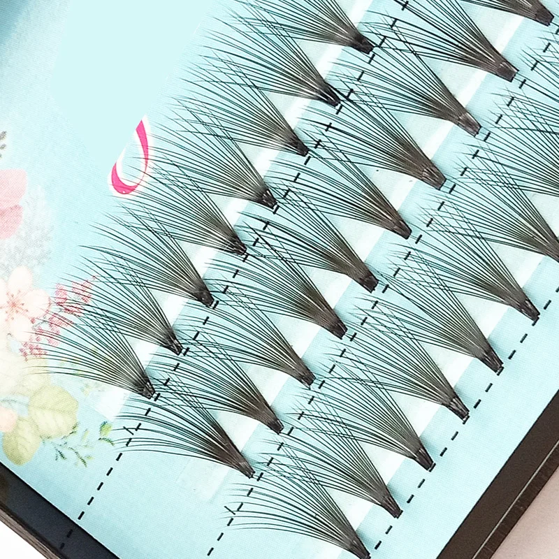 Ресницы Накладные норковые искусственные 60 узлов 20D черные 8/10/12 мм|lashes natural|individual