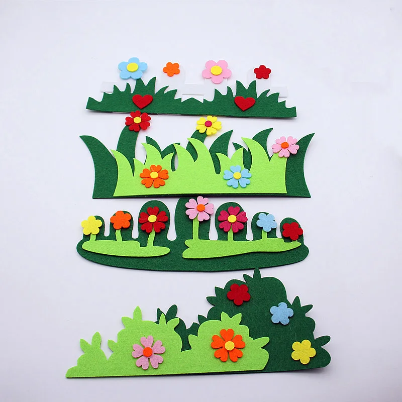 FISHWAVES новый дизайн цветочный забор войлочная свободная резка милая подвеска