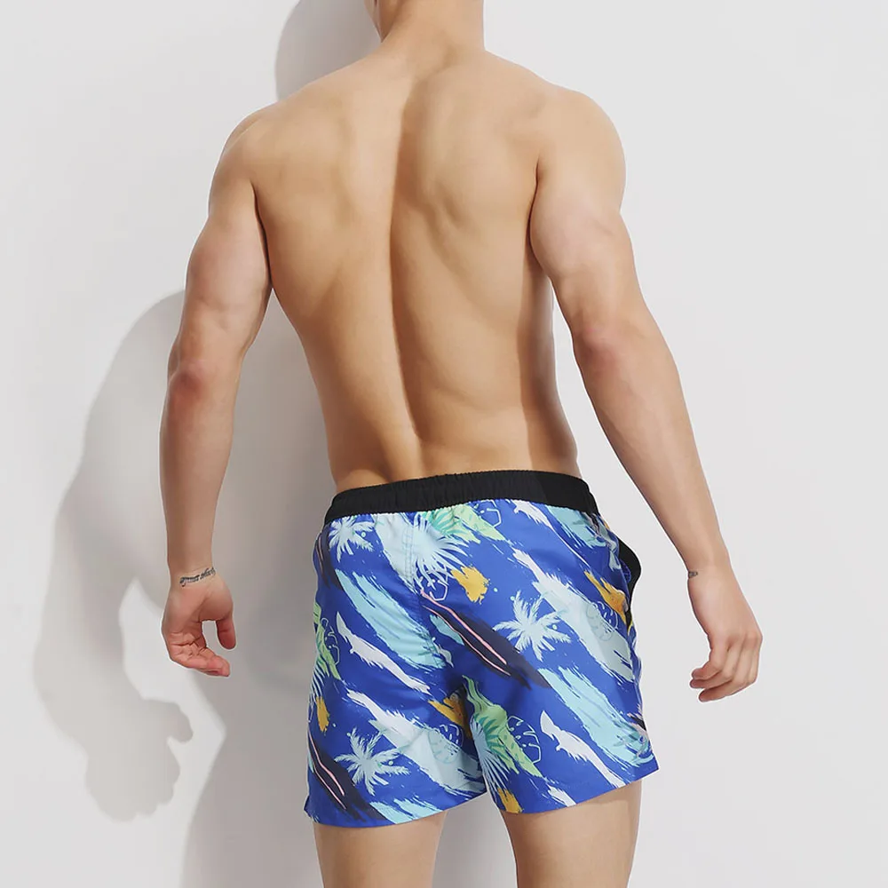 Брендовые мужские купальные костюмы быстросохнущие пляжные шорты для геев трусы
