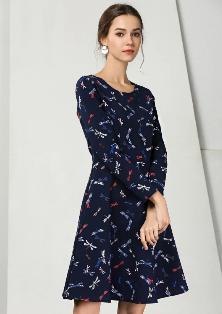 M L XL XXL 3XL 4XL 5XL Большие размеры элегантная Новая осень 2018 Женская платье Длинные