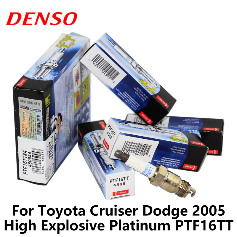 4 шт./компл. DENSO автомобильная свеча зажигания для Toyota Cruiser Dodge 2005 высоковзрывная