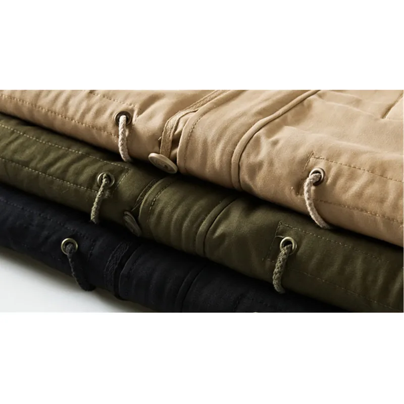 Unisplendor Men Winter Warm Thick Jacket Boy 100%Cotton Outerwear Windproof Casual Coats with Hooded Mens Parkas Man Coat YY159 | Мужская