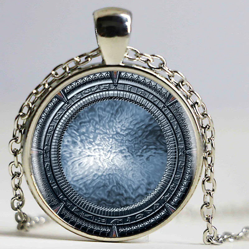 1 шт./лот Лидер продаж ожерелье с подвеской логотипом Stargate художественное ручной