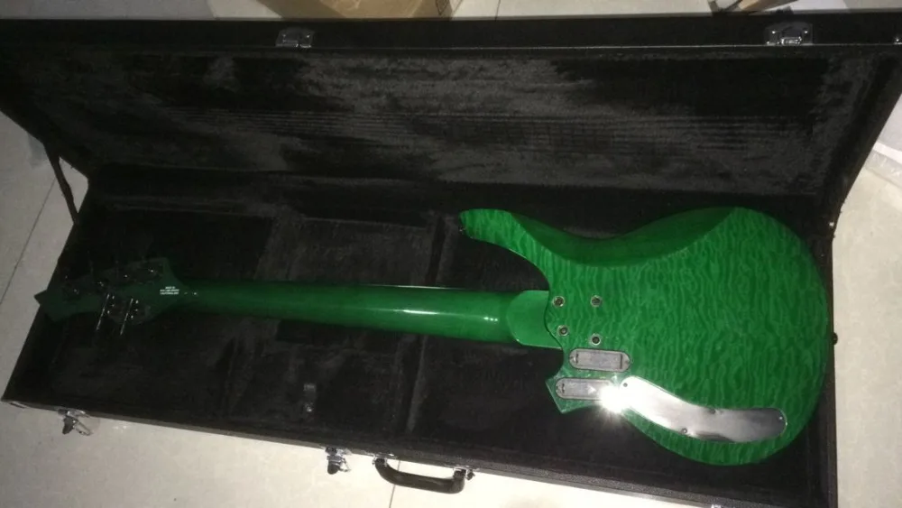 2019 Новинка + фабрика Ernie Ball музыкальный человек Стинг луч Бонго бас все зеленые 6