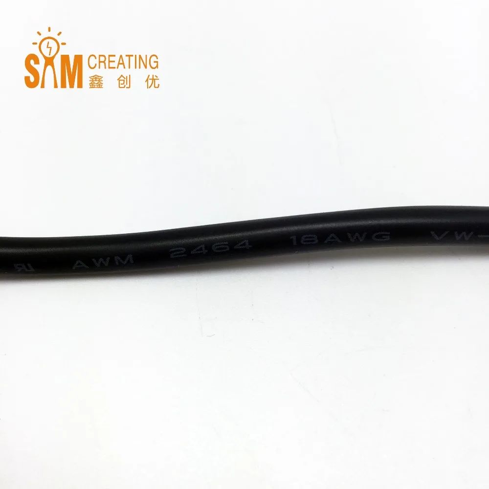 5 шт. 18AWG 10A удлинитель питания кабель DC 5x2 1 мм провод Папа-мама штекер 100 см 150 300 в