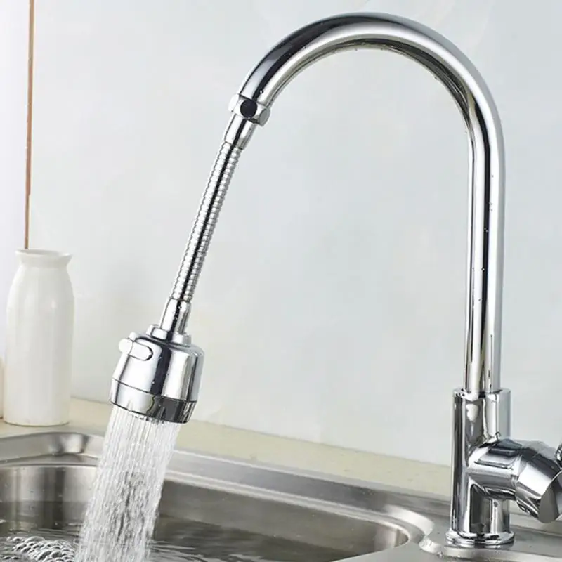 

360 Degree Aerator Water Bubbler Swivel Head Saving Tap Kitchen Faucet Aerator Connector Diffuser Nozzle Filter Mesh Adapter