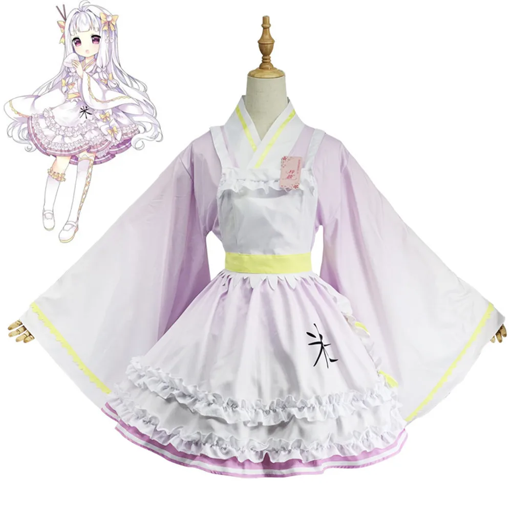 Чайные вечерние платья в японском стиле с длинными рукавами для девочек Платье