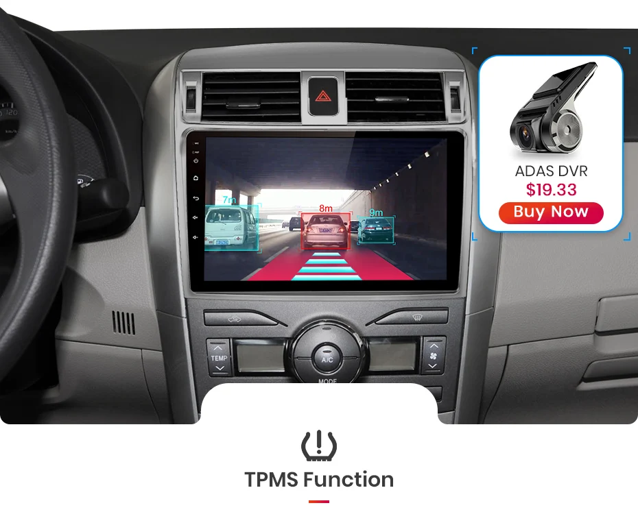 Junsun V1pro 4G+ 64G CarPlay Android 9,0 DSP для Toyota Corolla E140/150 2007-2013 автомобильный Радио мультимедийный плеер gps RDS 2 din dvd