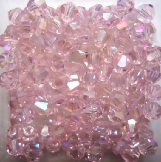 pink Isywaka распродажа,, зеленые, 100 шт, 4 мм, двухконусные Австрийские хрустальные бусины, подвески, стеклянные бусины, свободные разделительные бусины для изготовления ювелирных изделий своими руками - Цвет: pink