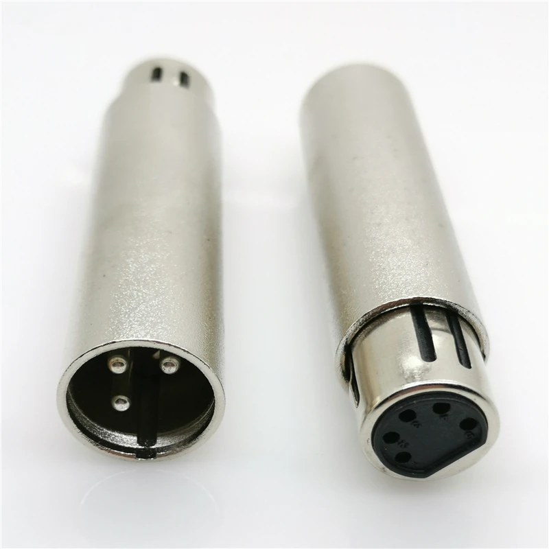 

5PCS/Lots Made by Neutrik China factory YS117 XLR 5 PIN Female TO 3 PIN MALE DMX ADAPTER SOCKET CONVERTER