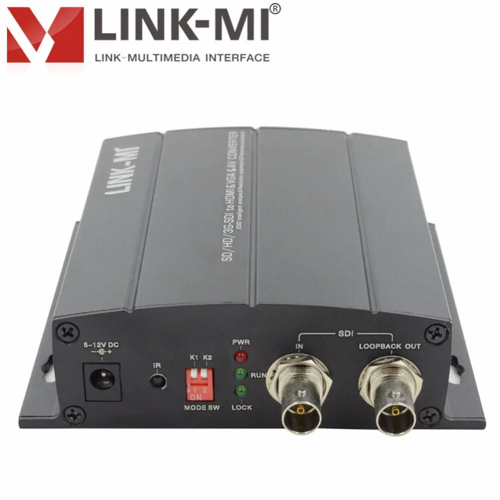 LINK MI SC5810P SDI к HDMI/ VGA/AV преобразователь с аудио разветвителем 1x2 Сигнальный выход 3G
