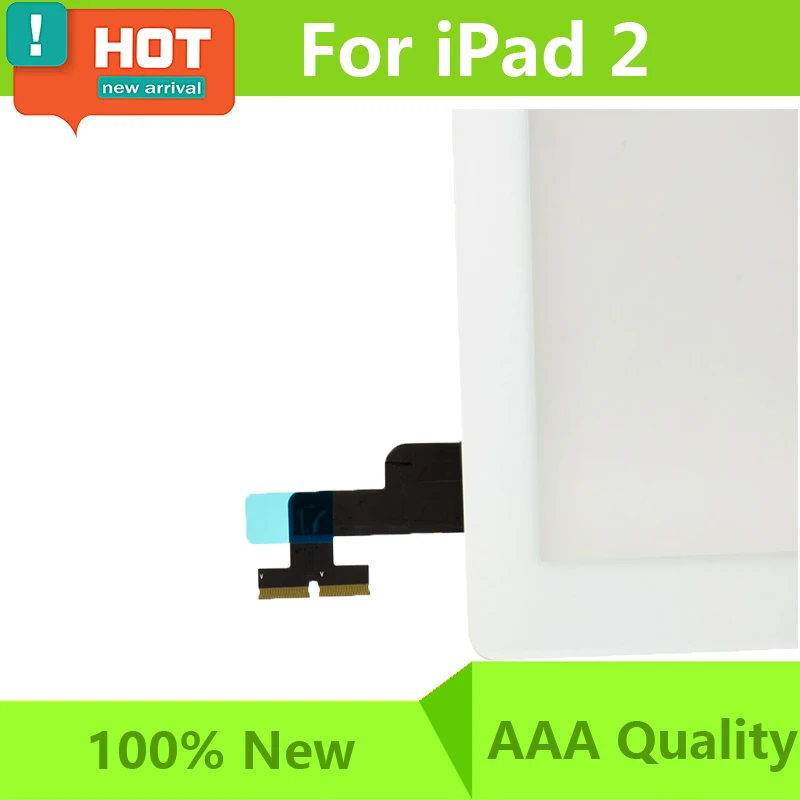 Черный белый цвет для Ipad 2 Сенсорный экран Панель планшета Переднее стекло