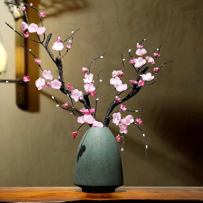 Керамика сушеные цветы ваза костюм обеденный стол Гостиная Украшение Цветок