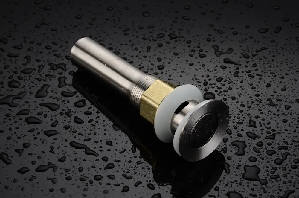 Бесплатная доставка слив бассейна с полированным хромом умывальник отделкой