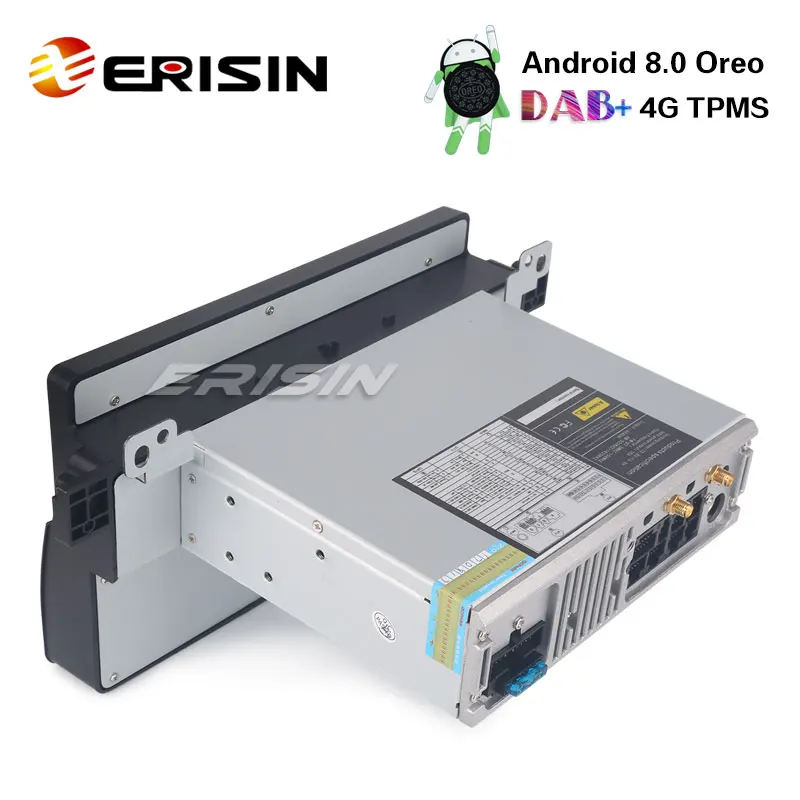 Erisin ES7496B 9 &quotAndroid 8 0 Автомобиль DAB + gps Navi BT OBD 4G система контроля давления в шинах DTV IN
