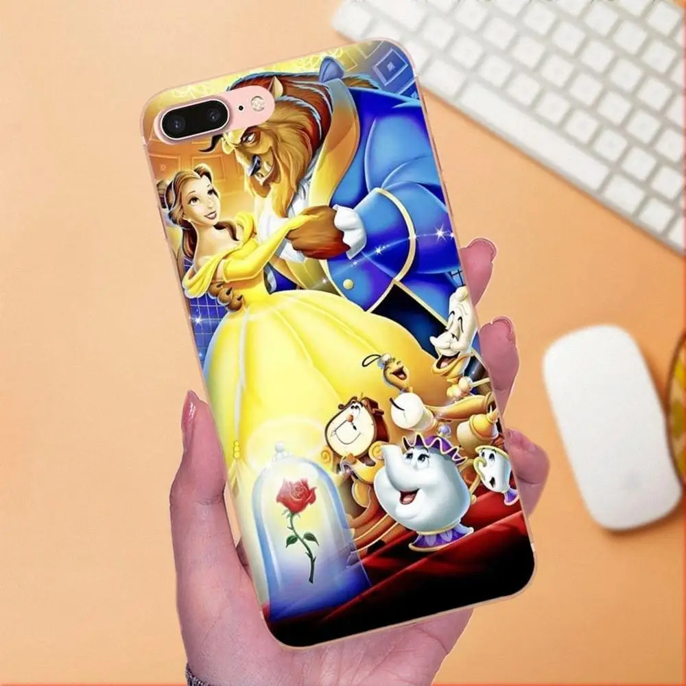 Мягкий чехол из ТПУ для телефона Huawei Mate 7 8 9 10 20 P8 P9 P10 P20 P30 Lite Plus Pro 2017 Beauty Beast Rose Princess |