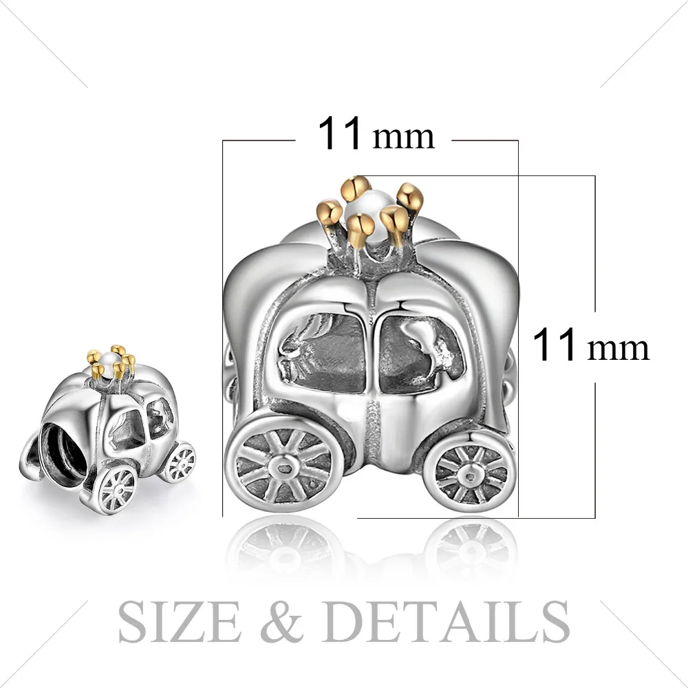 Jewelrypalace Винтаж автомобиль очарование Бусины Браслеты 925 серебро|sterling silver charms|silver