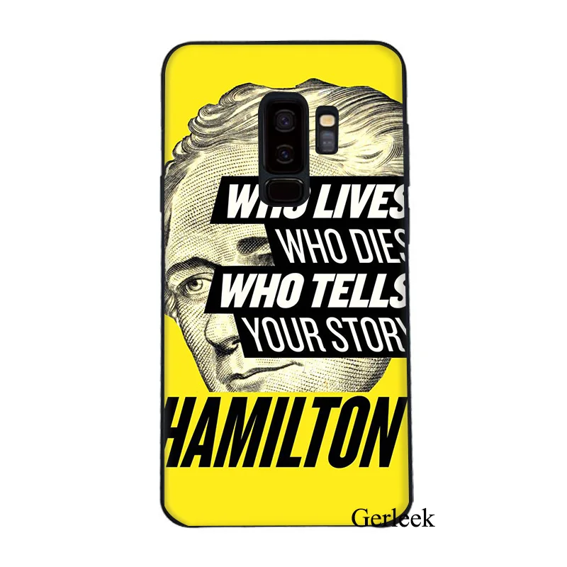 Чехол для телефона Hamilton Music Lyrics Samsung Galaxy A3 S6 S7 Edge S8 S9 Plus 2016 2017 | Мобильные телефоны и