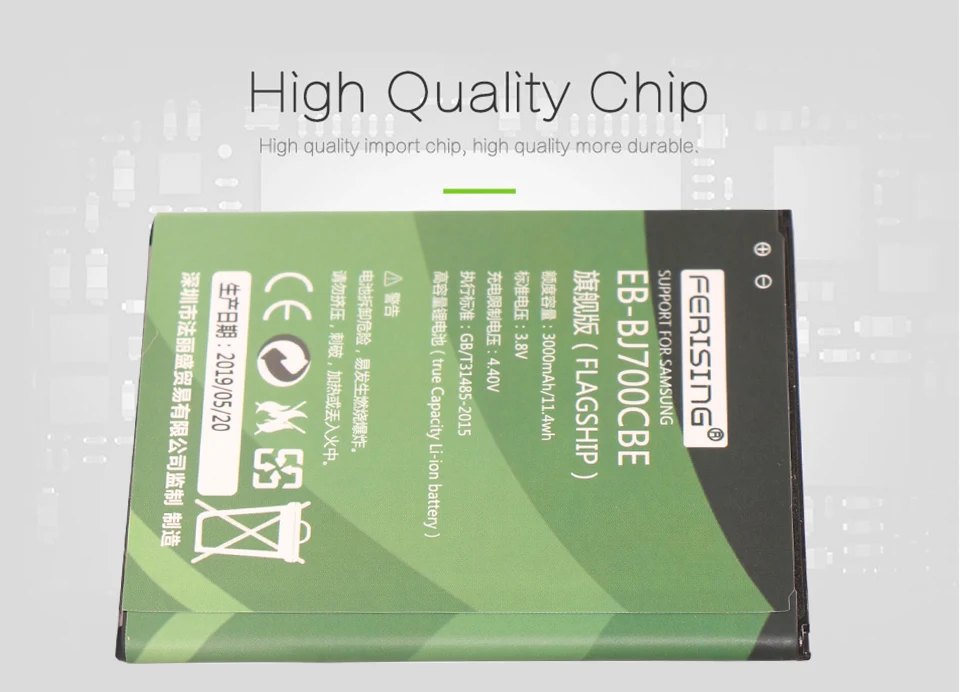 Зарядное устройство FERISING EB-BJ700CBE EB-BJ700BBC батарея для samsung Galaxy J7 J7009 J7000 SM-J700f SM-J701F SM-J700M SM-J700H/DS батареи