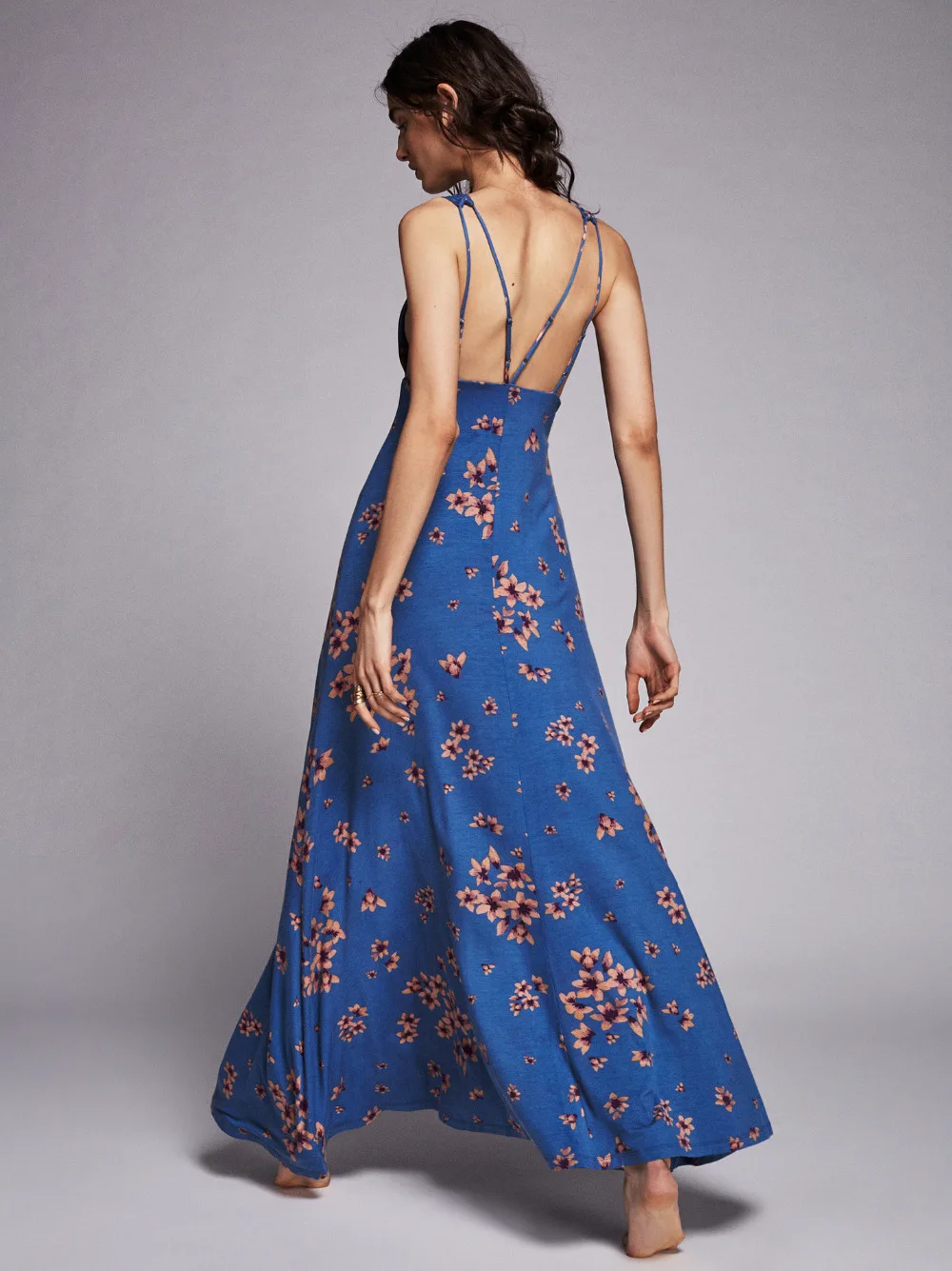 Бохо платье Для женщин рукавов Глубокий V Средства ухода за кожей шеи сексуальное