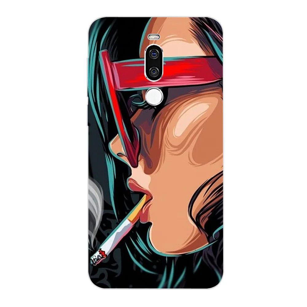 Чехол для Meizu X8 мягкий силиконовый чехол из ТПУ с милым рисунком телефона s |