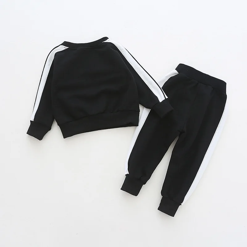 Autumn winter boys girls fashion cotton sports suits kids long sleeve pullover +pants 2pcs sets children clothing 1-5Y | Детская одежда