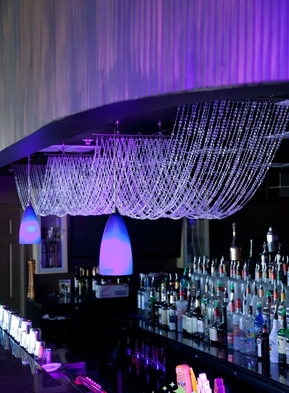 Алмазные не изолирующие драпировки и навес 15 футов в длину бусины высшего