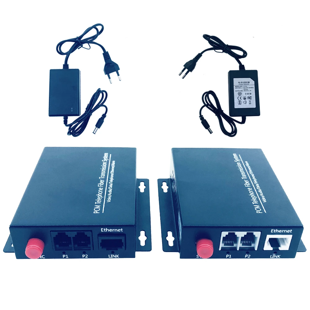 Бесплатная доставка 2 шт. волоконная передача телефона 1 Ethernet порт медиа