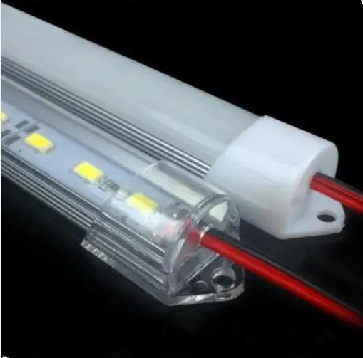 

9 Вт 50 см 36 LED 5730 5630 SMD Водонепроницаемая жесткая полоса для шкафа Светодиодная лампа чистый белый теплый белый с крышкой DC12V