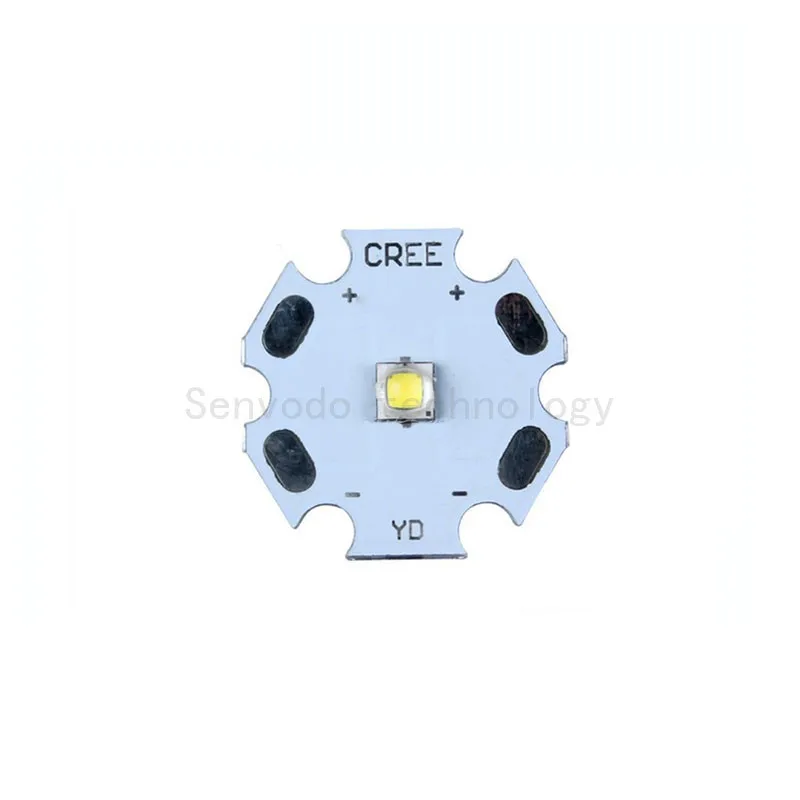 

10X Original CREE Xlamps XPG2 5W high power led diode with 20mm heat sink free shipping