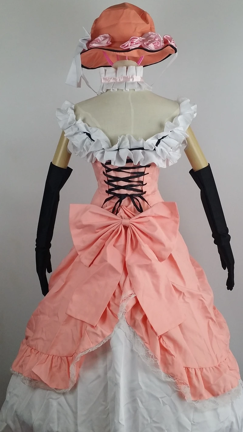 Костюм черного Батлера для косплея женщин и девушек шляпа перчатки |