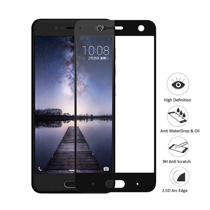 2.5D полное покрытие закаленное стекло для ZTE Blade V8 защита экрана Axon 7 nubia Z17 Mini S Z18 V18